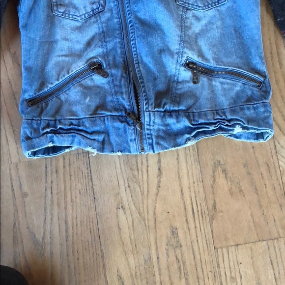 Knit and denim jacket - Picture 6 of 7